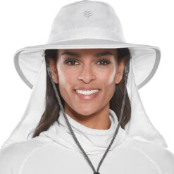 Women's Convertible Boating Hat -Kangol Sales Shop 10141 coolibar womens convertible boating hat white 3