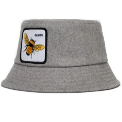 Goorin Bros Queen Bee Heat Bucket -Kangol Sales Shop 105 0064 goorin queen heat bucket hat grey 2 2