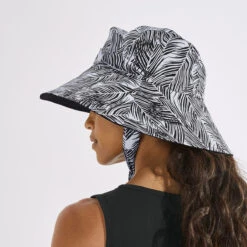 Kristen Sateen Bucket Hat -Kangol Sales Shop 10660 coolibar kristen sateen bucket hat black white grand palm 5