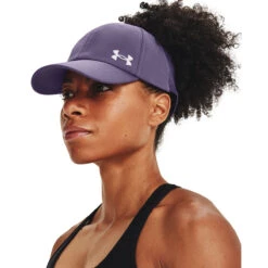 Under Armour UA Women's Play Up Wrapback Cap -Kangol Sales Shop 1361540 under armour womens ua play up wrapback cap baseball cap purple purple blue 3 1