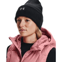 Under Armour UA Women's Around Town Cuff Beanie -Kangol Sales Shop 1365938 under armour womens ua around town cuff beanie blk gry wolf 3 1