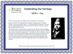 1870s Bollman Heritage Collection Fez 18 1870s Bollman Heritage Collection Fez -Kangol Sales Shop 1870ba bur av7