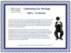 1890s Bollman Heritage Collection Bowler 18 1890s Bollman Heritage Collection Bowler -Kangol Sales Shop 1890ba che av7