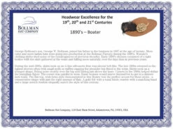 1890s Bollman Heritage Collection Boater -Kangol Sales Shop 1890l cm227 av7