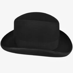 1900s Bollman Heritage Collection Homburg -Kangol Sales Shop 1900s 1900s bollman heritage collection homburg black 3 4