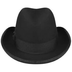 1900s Bollman Heritage Collection Homburg -Kangol Sales Shop 1900s 1900s bollman heritage collection homburg black 4 4