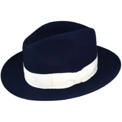 1920s Bollman Heritage Collection Fedora 16 1920s Bollman Heritage Collection Fedora -Kangol Sales Shop 1920s 1920s bollman heritage collection fedora navy 5 4