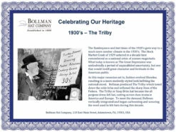 1930s Bollman Heritage Collection Trilby -Kangol Sales Shop 1930s sn024 av7