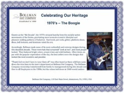 1970s Bollman Heritage Collection Boogie -Kangol Sales Shop 1970ba org av7