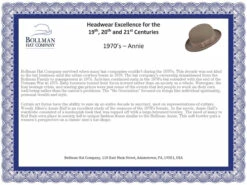 1970s Bollman Heritage Collection Annie -Kangol Sales Shop 1970l sr214 av7