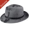 202 Fedora -Kangol Sales Shop 202 trimmed and crowned 202 fedora ash camo 1 4