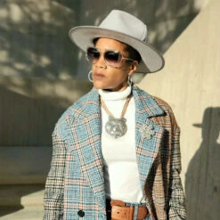 214 Fedora -Kangol Sales Shop 214 trimmed and crowned 214 fedora alloy 8 5