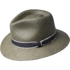 Brooks Panama Fedora -Kangol Sales Shop 22721 bailey of hollywood brooks fedora ash grey 1b 5
