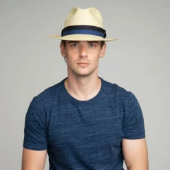 Halpern Panama Fedora -Kangol Sales Shop 22783bh naturalblue