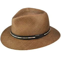Stansfield Panama Fedora -Kangol Sales Shop 22791bh bailey of hollywood stansfield fedora deep tan 1