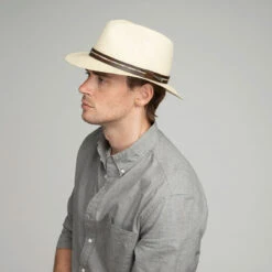 Stansfield Panama Fedora -Kangol Sales Shop 22791bh natural side