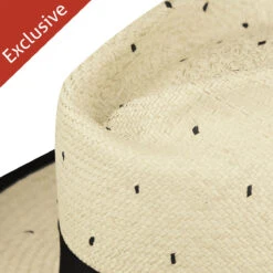 313S Fedora -Kangol Sales Shop 313s trimmed crowned detroit fedora black dot 7 1 4