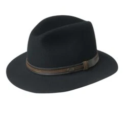 Brandt Fedora -Kangol Sales Shop 37158 BK001 MAIN