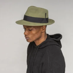 Ellett Fedora -Kangol Sales Shop 37185bh bailey of hollywood ellett fedora soft khaki 9 4
