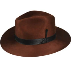 Godwin Fedora 14 Godwin Fedora -Kangol Sales Shop 37189bh bailey of hollywood godwin fedora oak 1 4