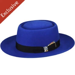 615 Pork Pie -Kangol Sales Shop 615 trimmed and crowned 615 pork pie royal 1 5