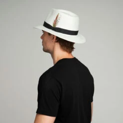 Konrath Litestraw® Fedora -Kangol Sales Shop 63125 natural back