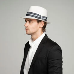 Tharp LiteStraw® Fedora -Kangol Sales Shop 63132bh naturaldenim side