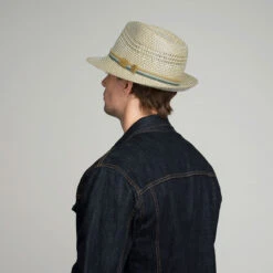 Rudi LiteStraw® Fedora -Kangol Sales Shop 63284bh sepianatural back