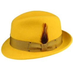 Tino LiteFelt® Fedora -Kangol Sales Shop 7001 bailey of hollywood tino fedora satin brass 1 5
