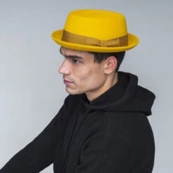 Darron LiteFelt® Pork Pie -Kangol Sales Shop 7021 bailey of hollywood darron pork pie satin brass 8 4