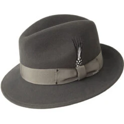 Blixen LiteFelt® Fedora -Kangol Sales Shop 7034 bailey of hollywood blixen fedora basalt 1 5