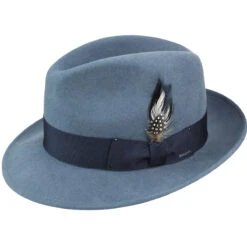 Blixen LiteFelt® Fedora -Kangol Sales Shop 7034 bailey of hollywood blixen fedora vintage blue 1