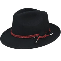 Lund Fedora -Kangol Sales Shop 70655bh bailey of hollywood lund fedora black 1