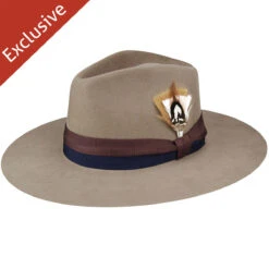 713 Fedora -Kangol Sales Shop 713 trimmed and crowned 713 fedora putty 1 9