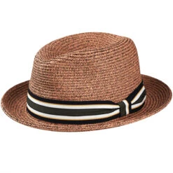 Salem Braided Fedora -Kangol Sales Shop 81650 bailey of hollywood salem fedora rust 1 6