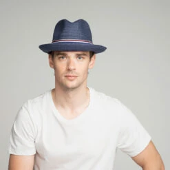 Salem Braided Fedora -Kangol Sales Shop 81650 navy