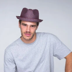 Mannes Braided Trilby -Kangol Sales Shop 81690 bailey of hollywood mannes trilby deep red multi 7 1