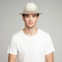 Mannesroe Braided Fedora 13 Mannesroe Braided Fedora -Kangol Sales Shop 81695 ivoryadobemulti 5