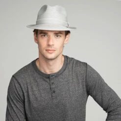 Tate Braided Fedora -Kangol Sales Shop 81711bh ltgrey 4