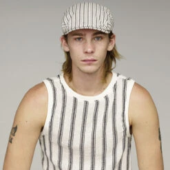 Glazer Cap -Kangol Sales Shop 90169bh bailey 1922 glazer cap cream stripe 7