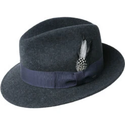 Blixen Limited Edition Fedora 20 Blixen Limited Edition Fedora -Kangol Sales Shop Bailey of Hollywood Blixen Limted Edition Fedora Fedora Prussian Blue MAIN 655722503881 3537