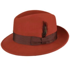 Blixen LiteFelt® Fedora -Kangol Sales Shop Bailey of Hollywood Blixen Litefelt Fedora Fedora Auburn MAIN 655722464090 0103