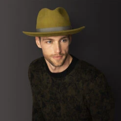 Criss Limited Edition Fedora -Kangol Sales Shop Bailey of Hollywood Criss Limited Edition Fedora Fedora Citron MAIN 655722504154 4668