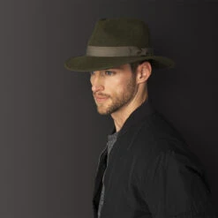 Curtis Limited Edition -Kangol Sales Shop Bailey of Hollywood Curtis Limited Edition Fedora Fedora Loden Mix AV2 655722503270 2914