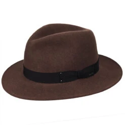 Curtis LiteFelt® Fedora -Kangol Sales Shop Bailey of Hollywood Curtis LiteFelt Fedora Sorrel MAIN 655722498187 7152
