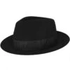 Ellett Fedora 1 Ellett Fedora -Kangol Sales Shop Bailey of Hollywood Ellett Fedora Fedora Black MAIN 655722500231 8647