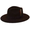 Girvin Fedora -Kangol Sales Shop Bailey of Hollywood Girvin Fedora Chocolate MAIN 655722465875 4424