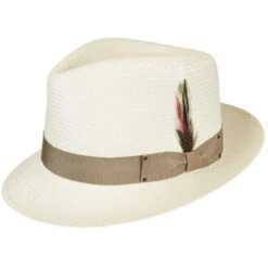 Guthrie Litestraw® Fedora -Kangol Sales Shop Bailey of Hollywood Guthrie Litestraw Fedora Fedora NATURAL SAND MAIN 655722435809 7162