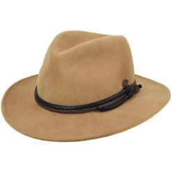 Nelles LiteFelt® Fedora 12 Nelles LiteFelt® Fedora -Kangol Sales Shop Bailey of Hollywood Nelles Fedora Camel MAIN 655722487693 7849