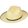 Parson Panama Fedora 1 Parson Panama Fedora -Kangol Sales Shop Bailey of Hollywood Parson Fedora Natural Navy MAIN 655722491942 1659